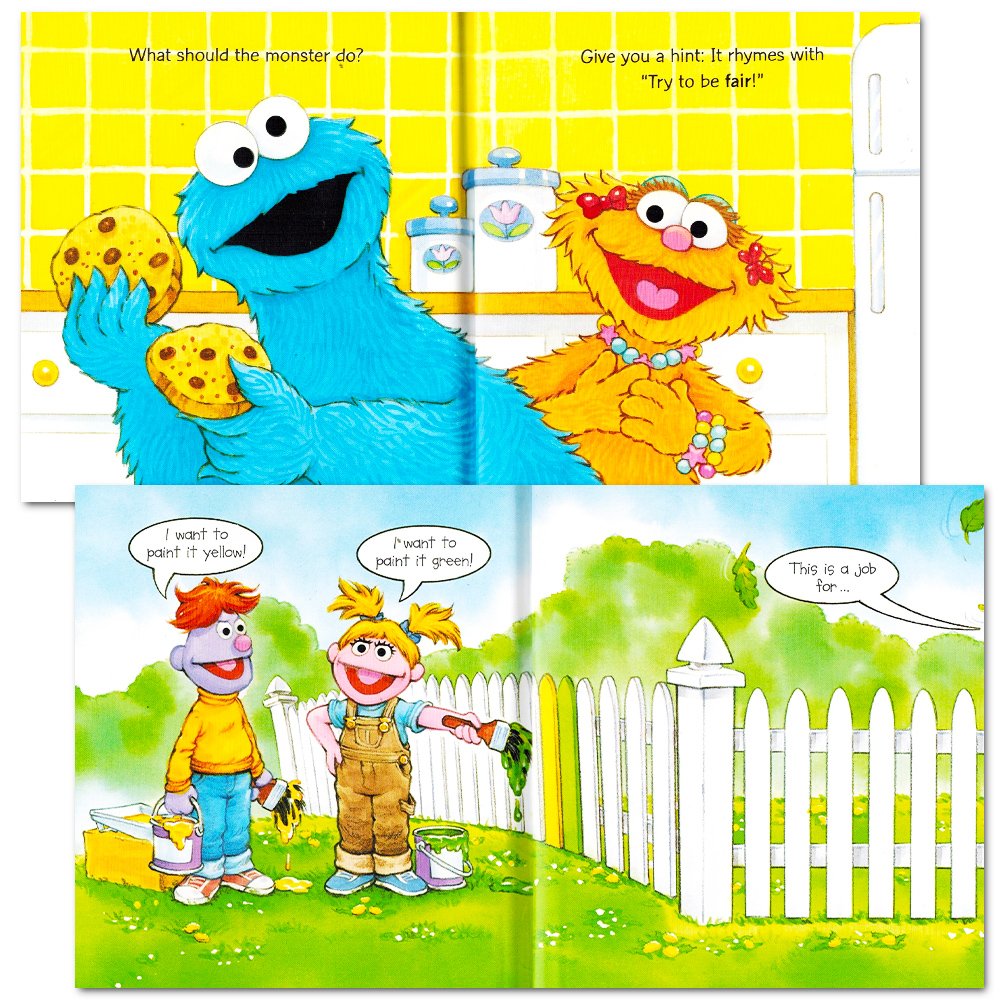 Sesame Street Elmo Manners Books for Kids Toddlers - Set of 8 Manners Books