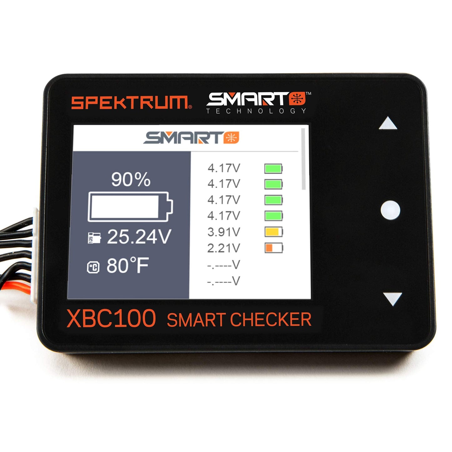 Spektrum XBC100 Smart Battery Checker & Servo Driver for RC: SPMXBC100, Black