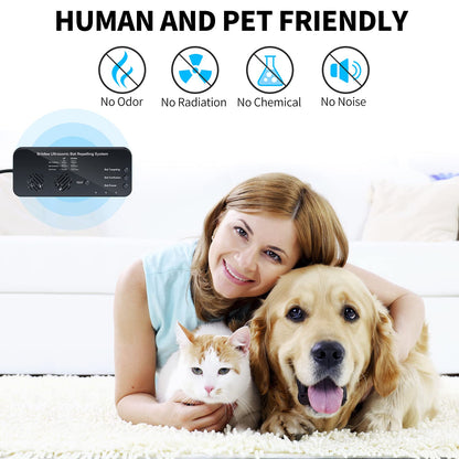 Ultrasonic Bat Removal, Briidea Bat Away System, Demands Bats to Flee, Human and Pet Safe