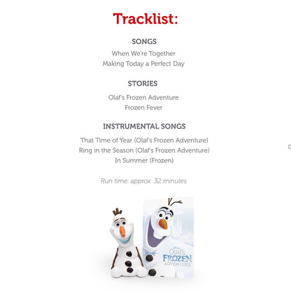Tonies Olaf Audio Toy Figurine from Disney's Frozen