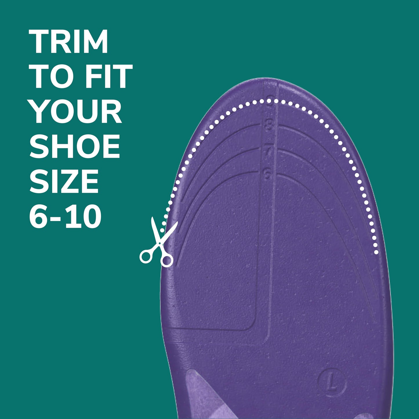 Dr. Scholl’s Prevent Pain Insoles for Women, Size 6-10, 1 Pair: The Only Proven Insole to Prevent Lower Body Pain - Arch Support Shoe Inserts for Women, Protect Against Lower Back, Knee and Foot Pain