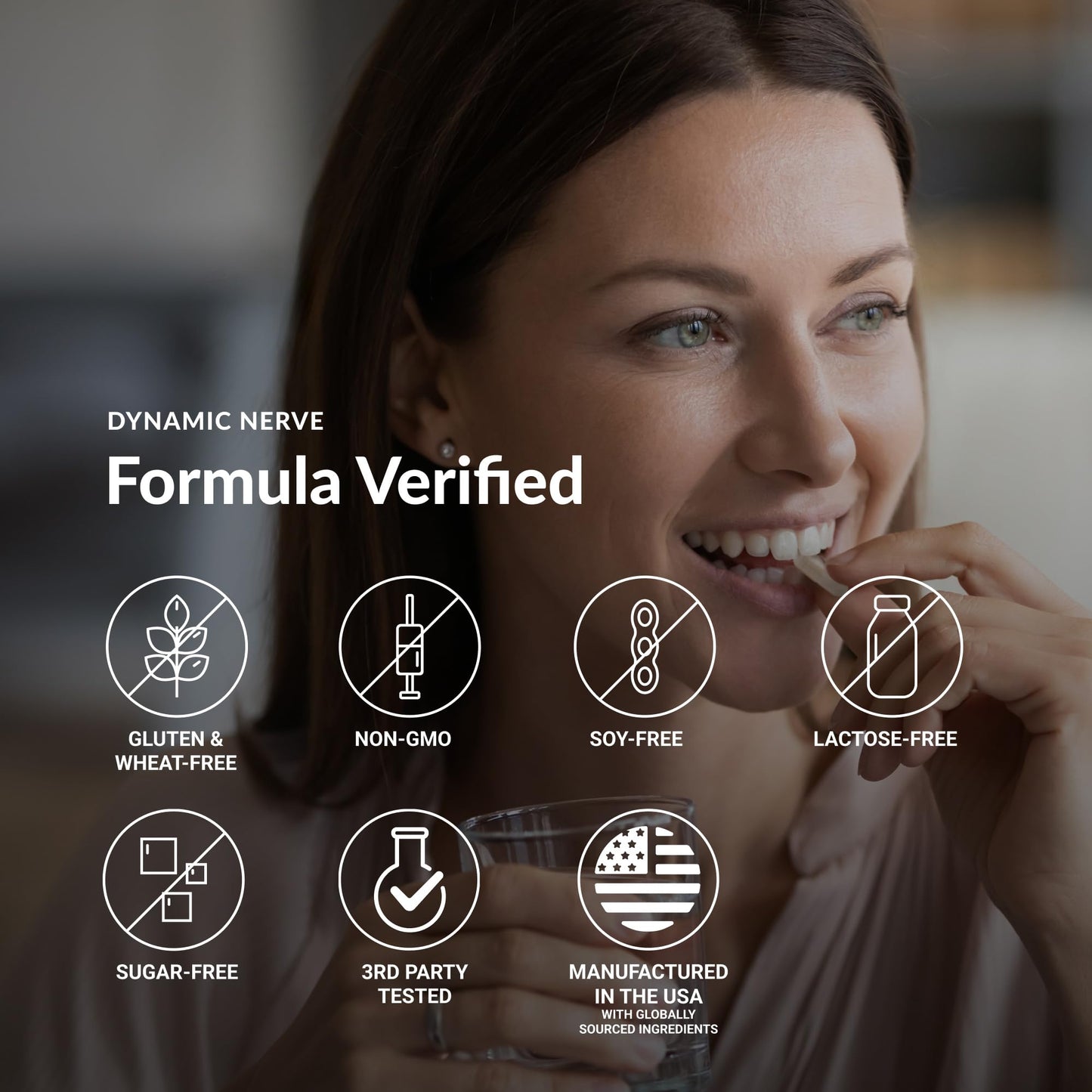 Stonehenge Health Dynamic Nerve Supplement - Supports Nerve Function in Fingers, Toes, Hands, and Feet with Alpha Lipoic Acid ALA, Benfotiamine, Pea, Robust B Complex, Boswellia