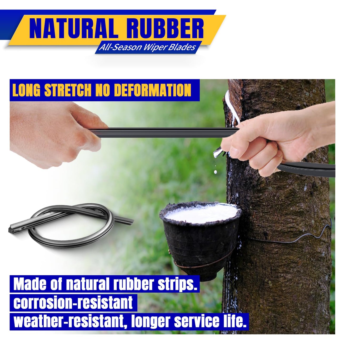 3 wipers Replacement for 2006-2011 Mini Cooper, Windshield Wiper Blades Original Equipment Replacement - 19"/18"/10" (Set of 3) U/J HOOK