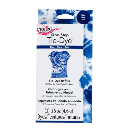 Tulip One-Step Tie-Dye Kit Tulip Fabric Dye Open Stock 29034 Fdy Refill Blue