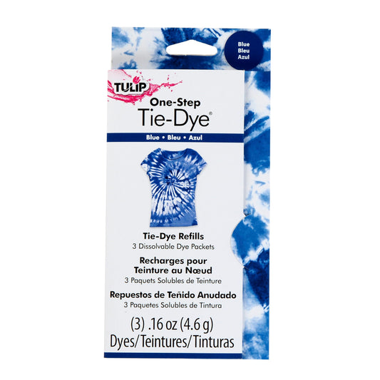 Tulip One-Step Tie-Dye Kit Tulip Fabric Dye Open Stock 29034 Fdy Refill Blue