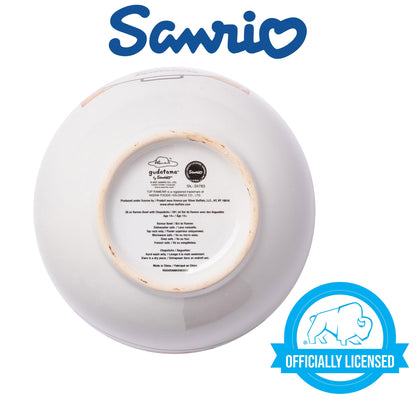 Silver Buffalo Sanrio Gudetama Lazy Egg Nissin Top Ramen Ceramic Ramen Bowl with Chopsticks | Microwave Safe Noodle Bowl, 20 Oz | Cute Gudetama Design | Perfect for Ramen & More