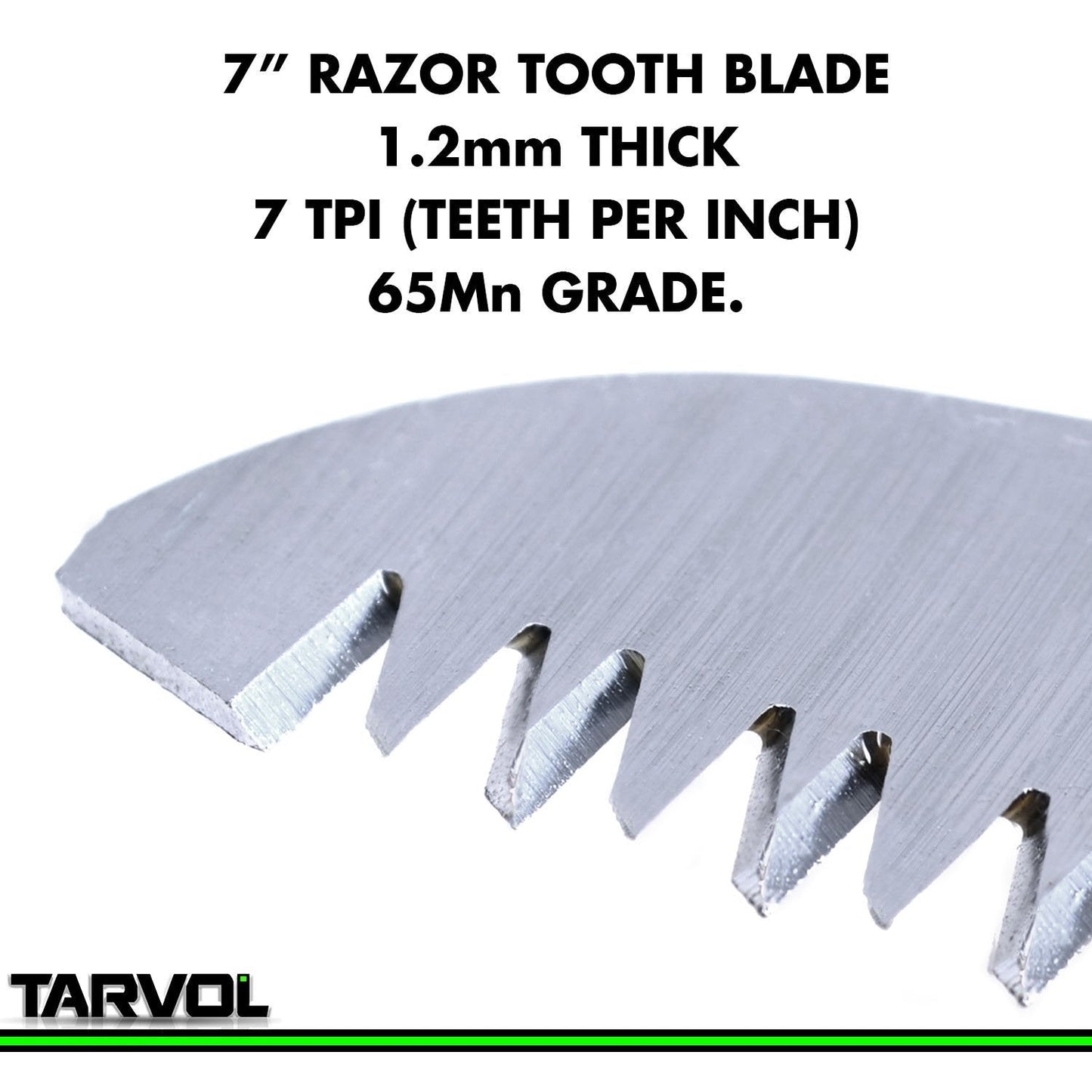 Tarvol Folding Hand Saw (Razor Sharp 7" Blade) Foldable Compact Hand Held Design Jab Saw- Perfect for Pruning, Trimming, Sawing, Camping, Hiking, Hunting & Cutting Wood, Drywall, Bone, & More!