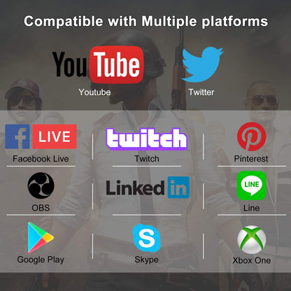 Capture Card Nintendo Switch, 4K HDMI Video Capture Card, 1080P 60FPS, HDMI to USB 3.0 Capture Card for Streaming Work with Camera/Xbox/PS4/PS5/PC/OBS