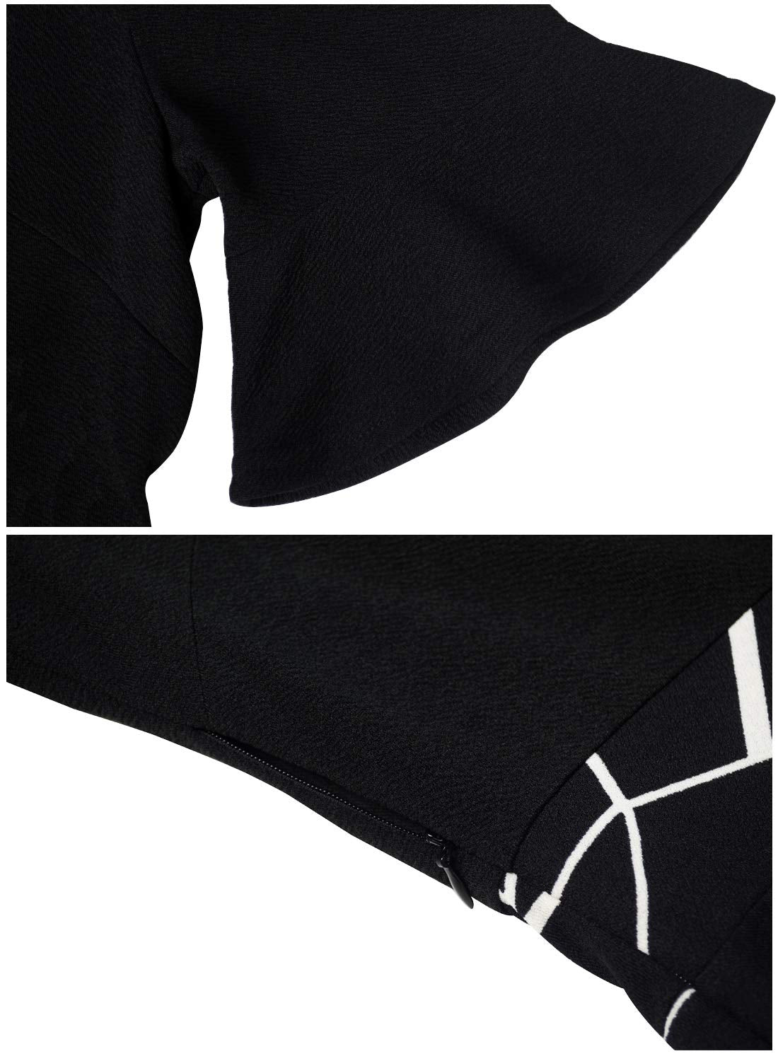 RANPHEE Elegant Dresses for Women 2025 Cute Wedding Guest Spring Semi Formal Knee Length Flowy Flattering Dress to Hide Tummy M