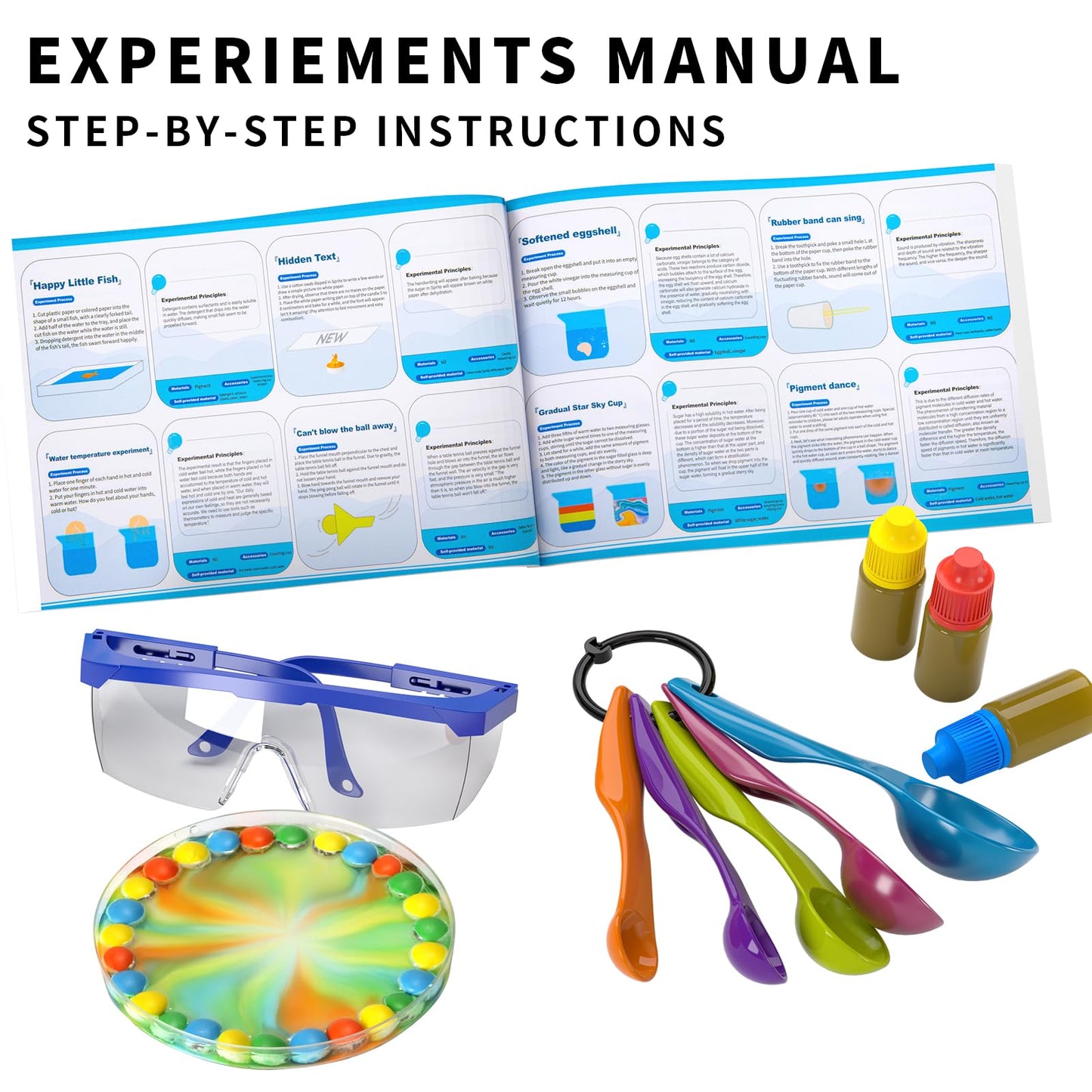 SNAEN 220+ Lab Experiments Science Kits for Kids, STEM Educational Learning Scientific Tools,Birthday Gifts and Toys for 3 4 5 6 7 8 9 10 11 12 Years Old Boys Girls Kids