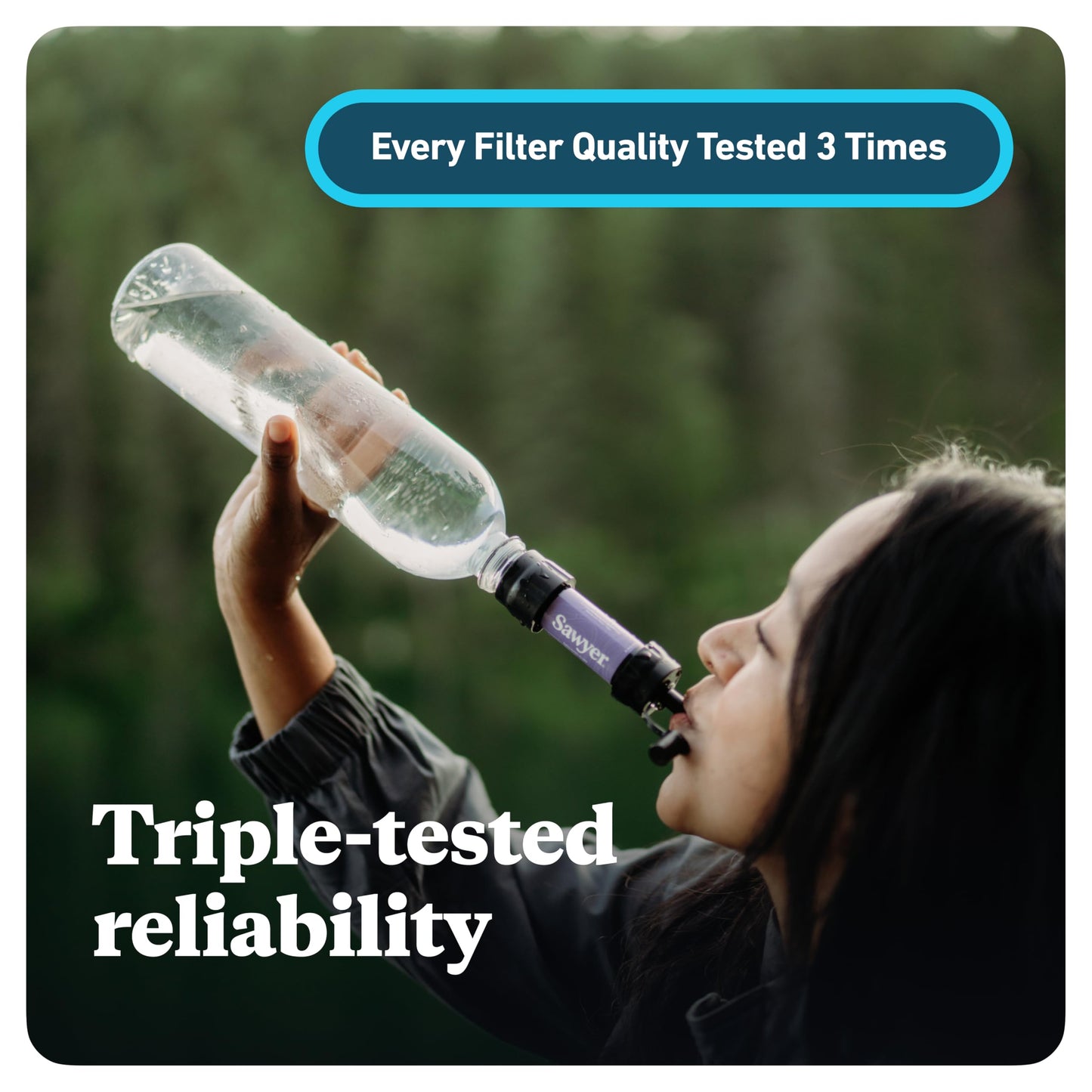 Sawyer Products SP128 Mini Water Filtration System, Single, Blue