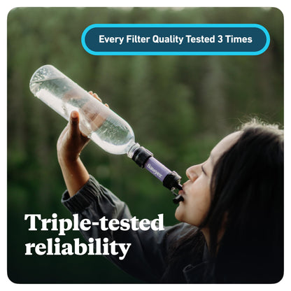 Sawyer Products SP128 Mini Water Filtration System, Single, Blue