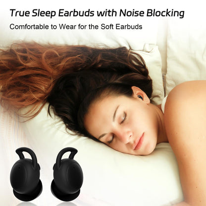 esonstyle Invisible Sleep Headphones, Sleep Earbuds for Side Sleepers, Mini Bluetooth Sleep Headphone Comfortable Noise Blocking, IPX6 Waterproof Bluetooth 5.4 Earbuds for Sleeping, Workout
