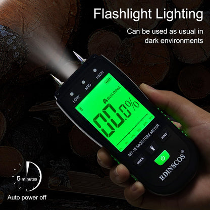 Wood Moisture Meter for Wood, Like Hardwood and Softwood Pin Moisture Tester
