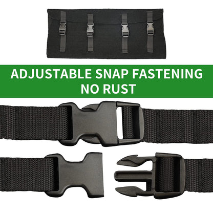 RVGUARD 3 Pack RV Step Rugs 23 Inch RV Step Covers Camper Stair Rugs for Radius Steps (Black)