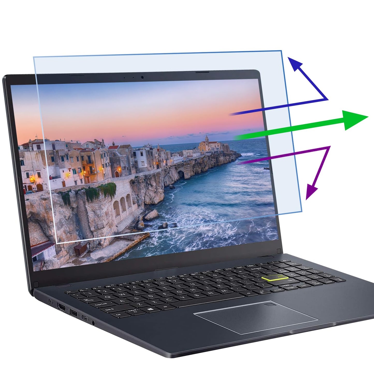 2 Pcs 14 Inch (1920x1200P) Laptop Blue Light Screen Protector, Reduce Eye Strain Anti Glare Blue Light Blocking Screen Protector for 14’’ with 16:10 Resolution HP/Dell/Acer/Asus/Samsung/Lenovo