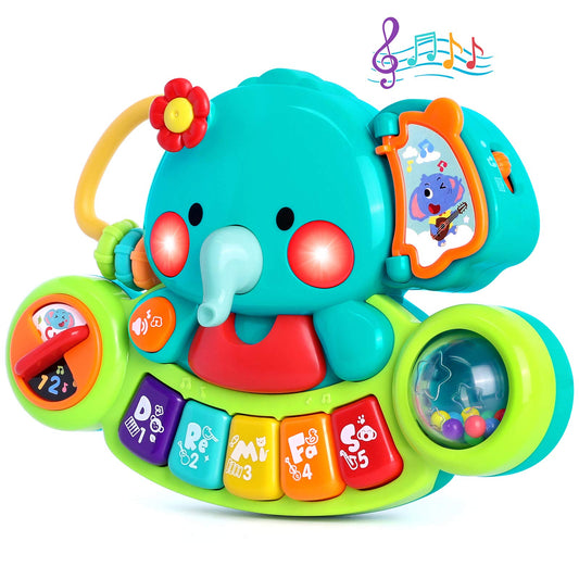 Baby Piano Toy 6 to 12 Months Light Up Music Baby Toys for 0 6 9 12 18 Months Early Learning Educational Piano Keyboard Infant Babies Girl Toy 1 Year Old Boy Girls Gift