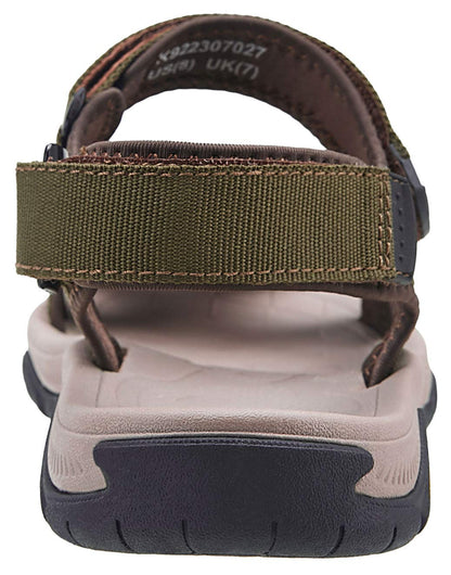 CAMEL CROWN Men's Waterproof Hiking Sandals Closed Toe Water Sandals Athletic Sport Sandals for Summer Outdoor Beach Wading Boat for Hiker Grass Green 11