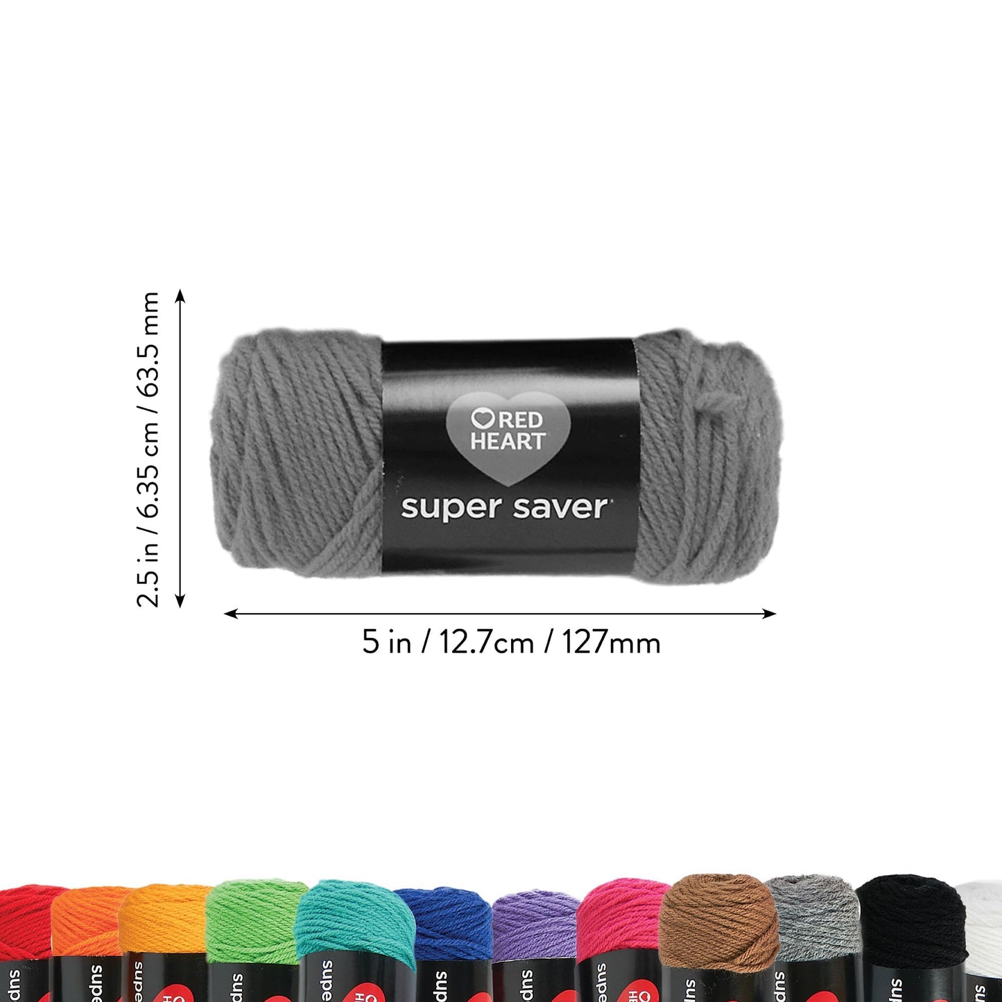Red Heart Super Saver Super Yarn Craft Kit for Crochet & Knitting & Amigurumi Projects