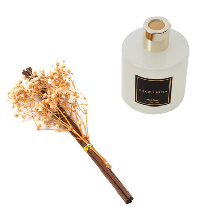 Cocorrína Reed Diffuser Sets, 6.7 fl oz. Black Forest Diffuser with Sticks Home Fragrance Reed Diffuser for Bathroom Shelf Decor