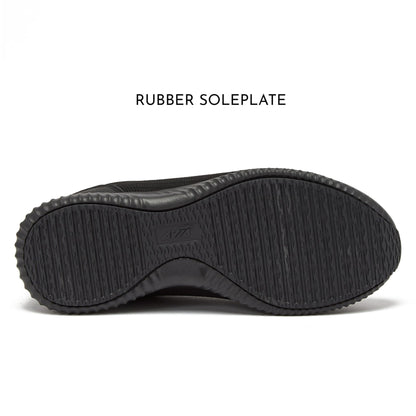 Avia Air Slip On Shoes for Women - Casual Comfortable Athletic Tennis Walking Sneakers for Women with Memory Foam - Black/Black, 9 Wide