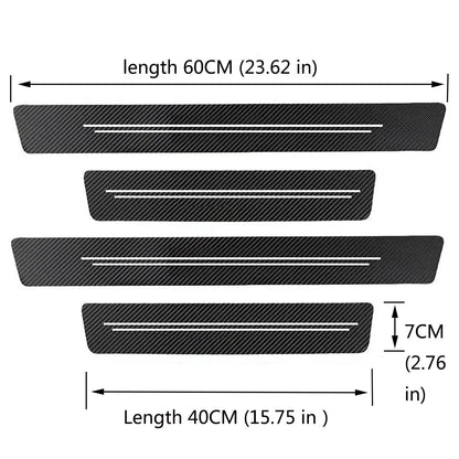 TACOPETS Door sill Protector,Door sill Scratch Protection (Suitable for Most car Models),Anti-Scratch Protection Strips（9PC）
