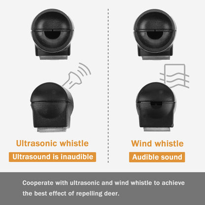 SINGARO 2 Pack Deer Whistle Warning for Car Horn Unit With Rubber Pads, Exterior Accessories for Vehicles, Suitable for Cars, Trucks, Motorcycles