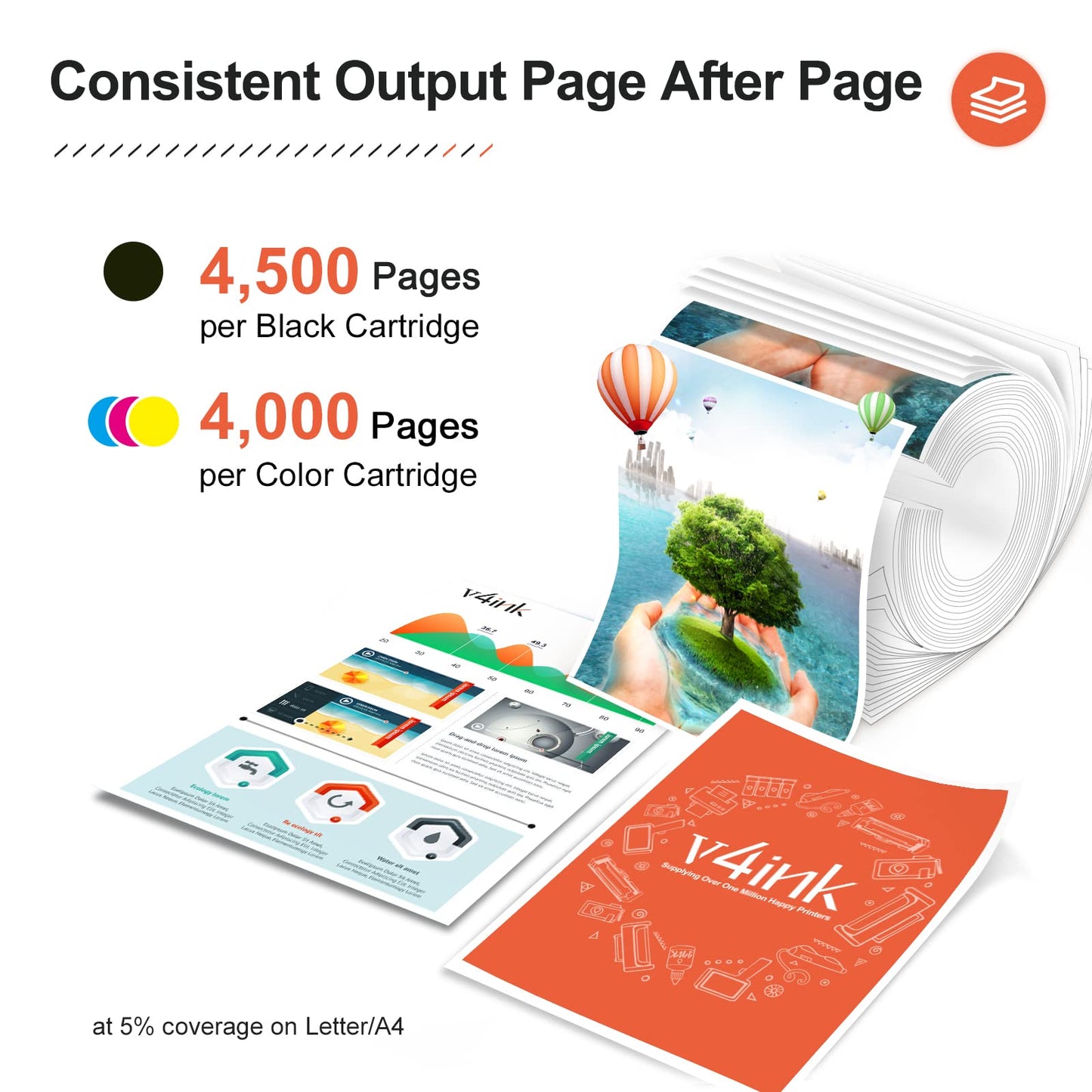 v4ink TN-433 TN-431 Compatible Toner Cartridge Replacement for Brother TN433 TN431 TN433BK to use with Mfc-L8900Cdw Mfc-L8610Cdw Hl-L8260Cdw Hl-L8360Cdw Hl-L8360Cdwt Hl-L9310CDW (Color Set)
