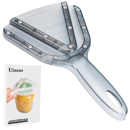 Uinxan Jar Opener for Weak Hand & Seniors with Arthritis,Easy Twist Off Bottle Caps,Patent | Unique Kitchen Gadgets, Christmas Gifts for Elderly/Women/Men (Blue)