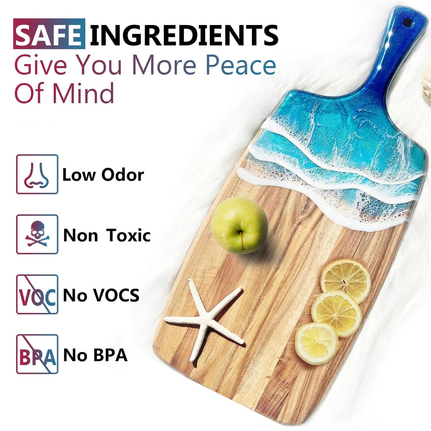 Epoxy Resin 2 Gallon Kit, Crystal Clear Epoxy Resin High Gloss, Easy Mix 1:1 Bubbles Free Art Resin for Coating and Casting, Countertop, Table Top, River Tables, Jewelry, Craft DIY, Molds