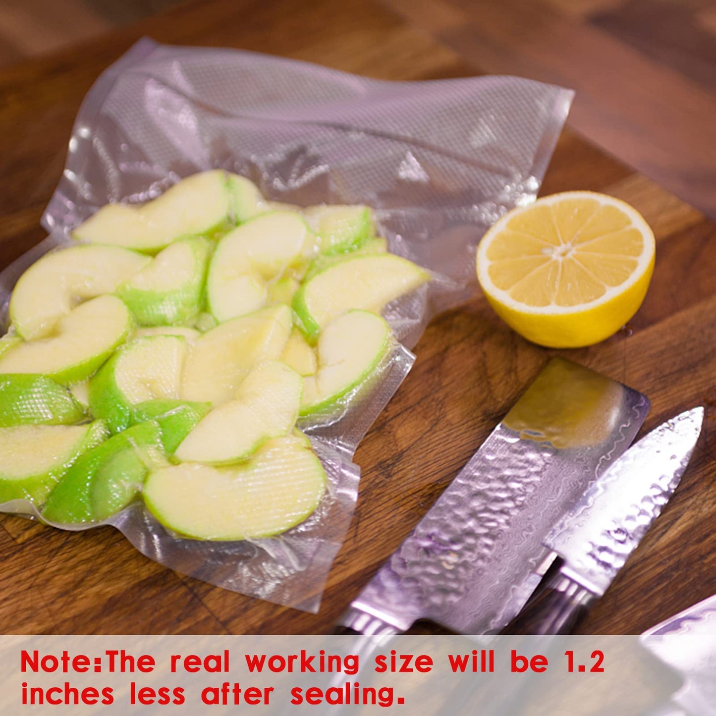 Vacuum Sealer Bags, Food Vacuum Sealer Bag, 100Pcs 4.7" x 6.7" Smell Proof Bags, Heavy Duty, Puncture Prevention, Boilsafe, Freezable, BPA Free, Commercial Grade, Fit Airtight Food Storage Sous Vide