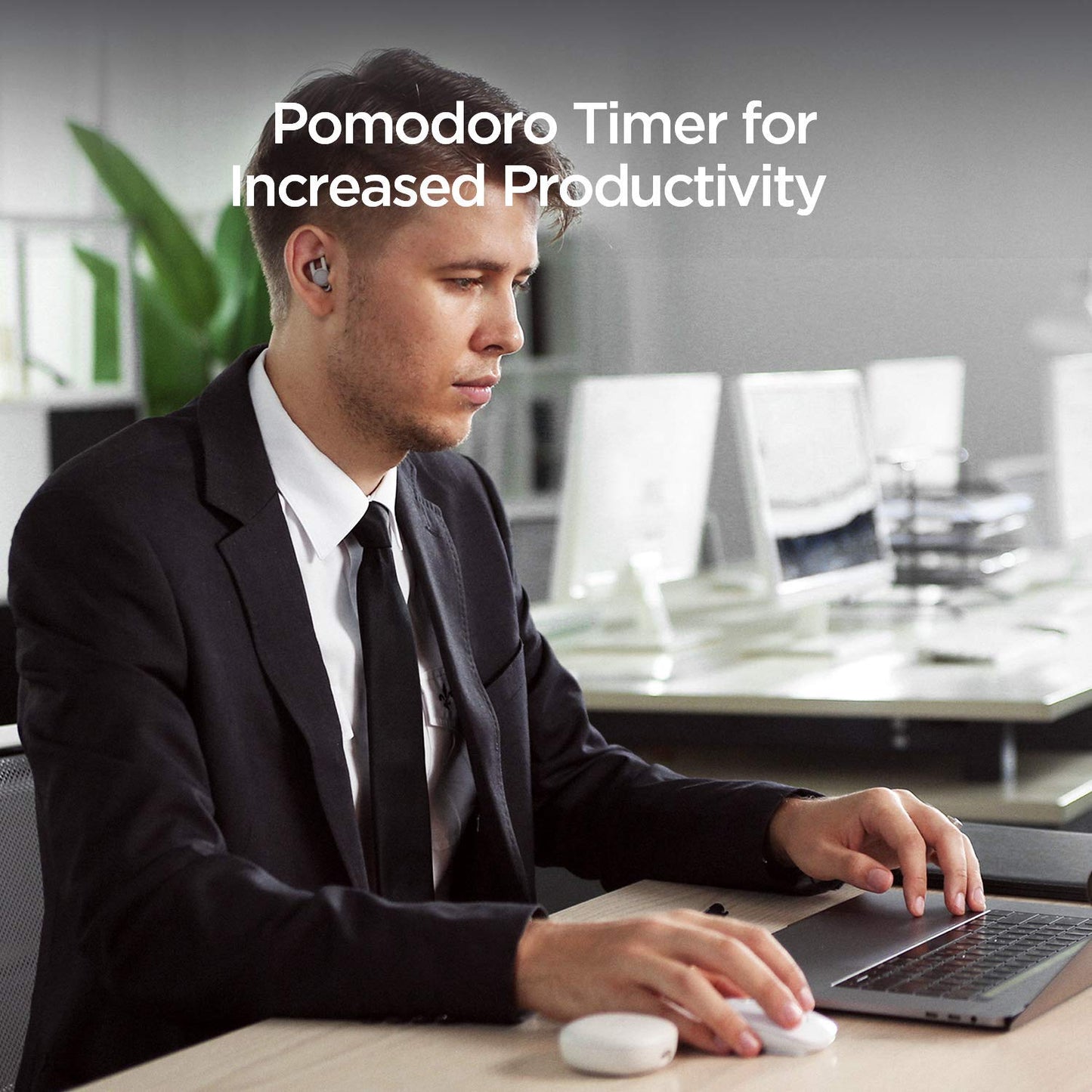 Amazfit Zenbuds Smart Sleep Earbuds, Noise Blocking, in-Ear Alarm, Soothing Sounds, Light and Comfortable, in-Ear Alarm Detection, Cloud White