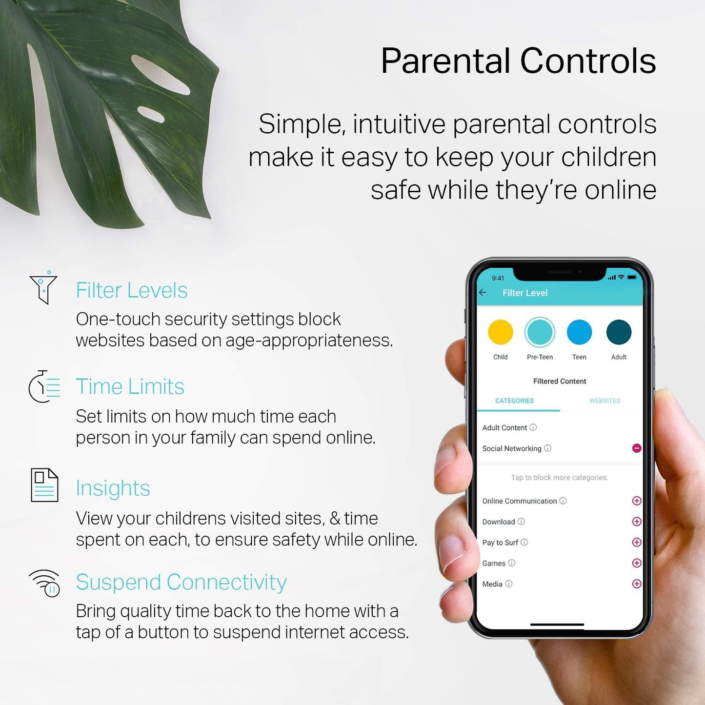 TP-Link Deco S4 Mesh AC1900 WiFi System - Up to 5,500 Sq.ft. Coverage, Replaces WiFi Router and Extender, Gigabit Ports, Works with Alexa, Deco S4(3-Pack)