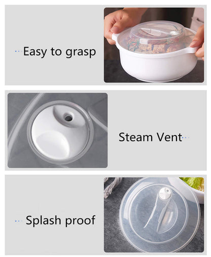 Zdesign Microwave Ramen Cooker Noodle or Soup Bowl Easy Mac Perfect for Breakfast, College Dorm Essentials for Boys Girls,Office, Dishwasher-Safe, BPA-Free, 51OZ/1.52L