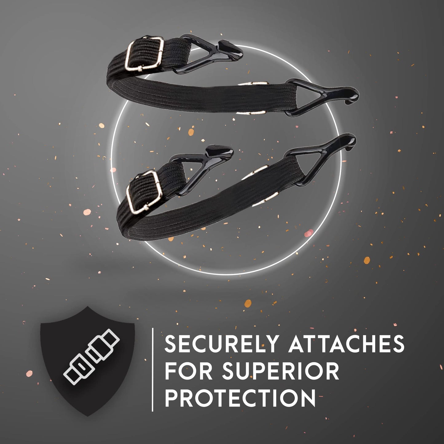 STLFLX - MetGUARDZ Replacement Straps, Replacement Straps for Pull-On Safety Boots and Shoes, Metatarsal Guard Straps, 4 Adjustable Straps per Set