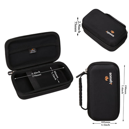 Aproca Hard Storage Travel Case for BESTEK Universal Travel Adapter 220V to 110V Voltage Converter (Black)