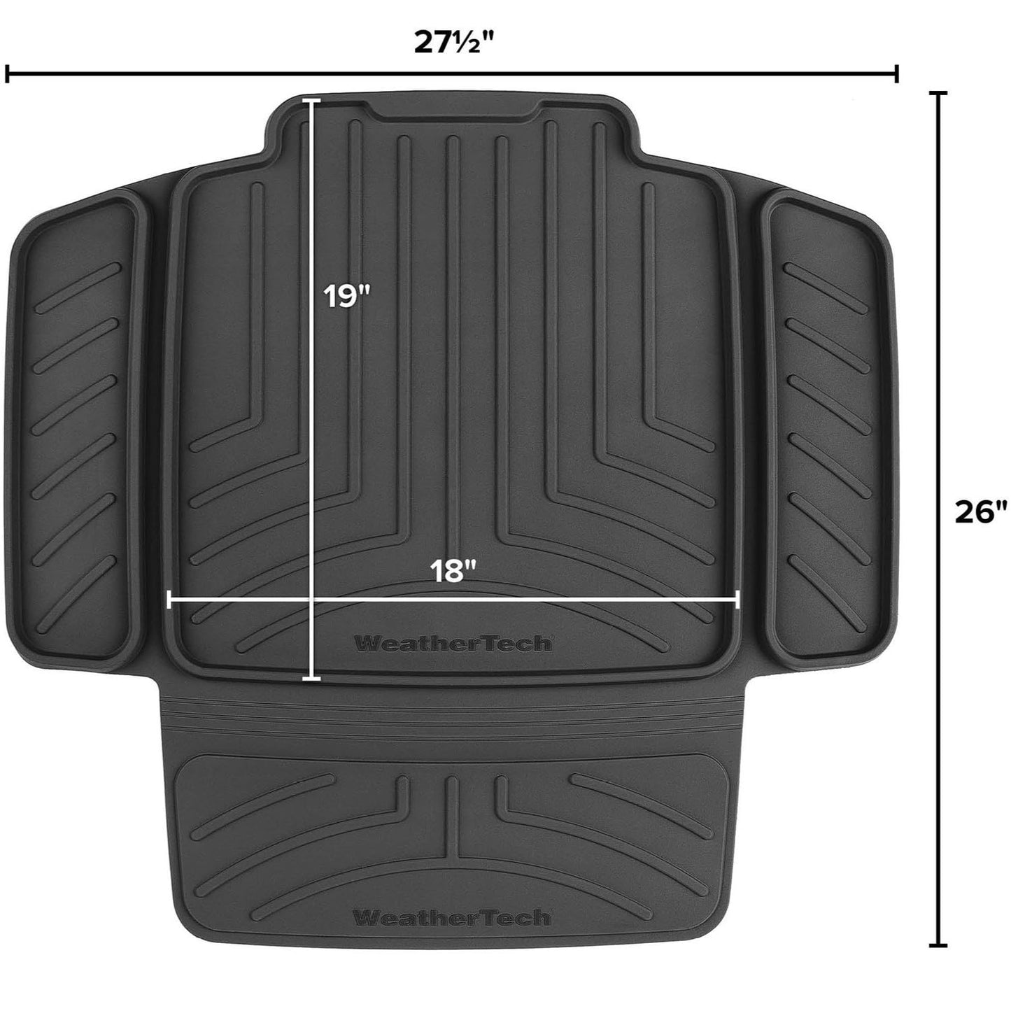 WeatherTech Child Car Seat Protector, Black