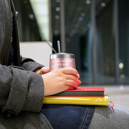 Deitybless Funny Gifts for Women - Unique Gifts for Mom, Wife, Sister, Best Friend, Friendship, Divorce, Retirement, Birthday Gifts for Women, Teachers, 12oz Wine Tumbler