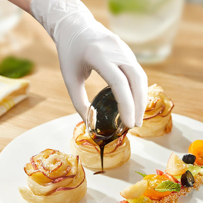 SwiftGrip Disposable Nitrile Exam Gloves, 3-mil, Large, Box of 100, White Nitrile Gloves Disposable Latex Free for Medical, Cleaning, Cooking & Esthetician, Food-Safe, Powder-Free, Non-Sterile