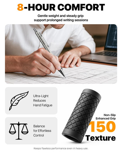 Four Candies Metal Mechanical Pencil Set - 6PCS 0.7mm Art Mechanical Pencils & 360PCS HB Lead Refills & 3PCS Erasers & 9PCS Eraser Refills, Drawing Mechanical Pencils for Writing, Sketching/With Case