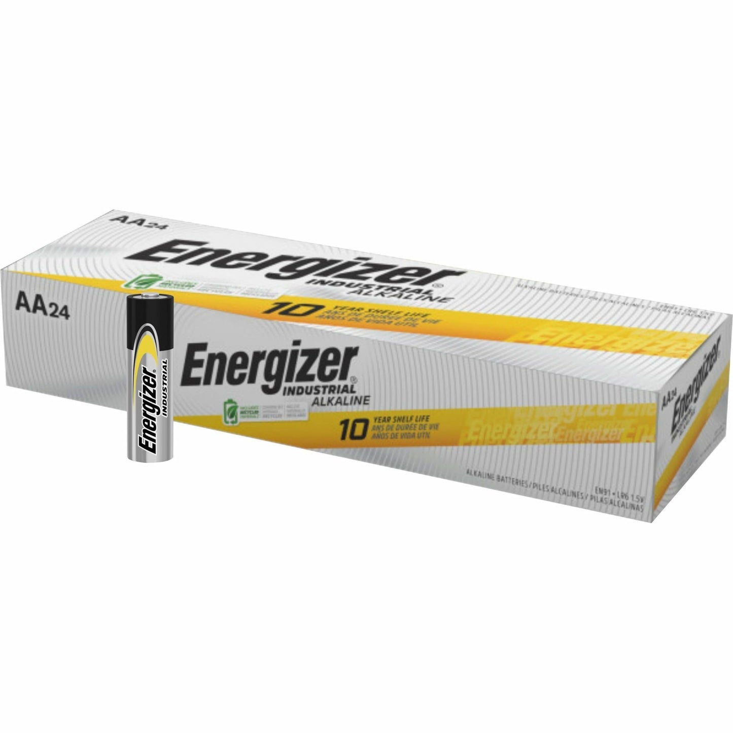 Energizer AA Industrial Strength Alkaline Battery 2779mAh - 24-Pack