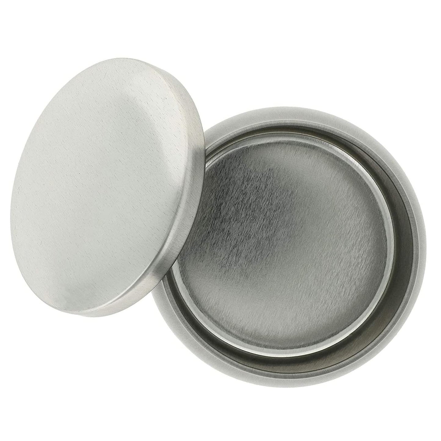 Bright Creations Candle Tins - 4 oz, 3 x 2 in, Silver, 24 Pack - Tin Cans with Lids & Tiny Containers for Wax Projects - DIY Candle Making Supplies