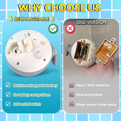 Gigilli Bath Toys for Kids Ages 1-3 or Babies 0-6-12-18 Months, Light Up Whale Sprinkler Bathtub Water Pool Toys for Toddlers 1-3 2-4, Infant Bath Toy for 1 Year Old Boys Girls First Birthday Gifts