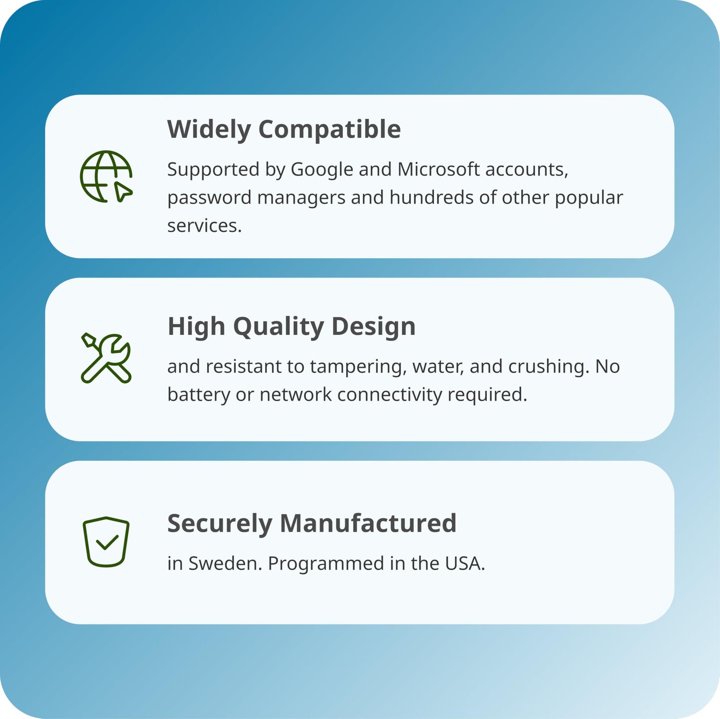 Yubico - Security Key NFC - Basic Compatibility - Multi-factor authentication (MFA) Security Key, Connect via USB-A or NFC, FIDO Certified