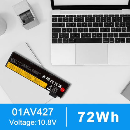 72Wh 61++ 01AV427 01AV425 Battery for Lenovo ThinkPad T480 T470 P51S P52S T570 T580 A485 A475 TP25 Series SB10K97584 SB10K97585 01AV490 01AV492 X50M08812 4X50M08812 01AV422 01AV423 01AV428