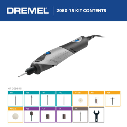 Dremel 2050-15 Stylo+ Versatile Craft Rotary Tool, Wood Carving Detail Tool, Perfect for Pumpkin Carving, Glass Etching, Leather Burnishing, Jewelry Making, and Polishing
