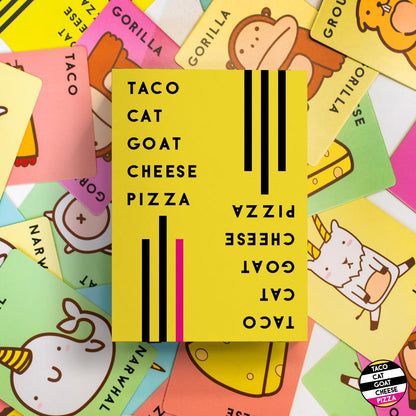 Taco Cat Goat Cheese Pizza Card Game – Wildly Entertaining & Easy To Learn - Great for Adults, Teens, Kids and Families - Card Games and Board Games for Family Game Night - 10 Min, Age 7+, 2-8 Players