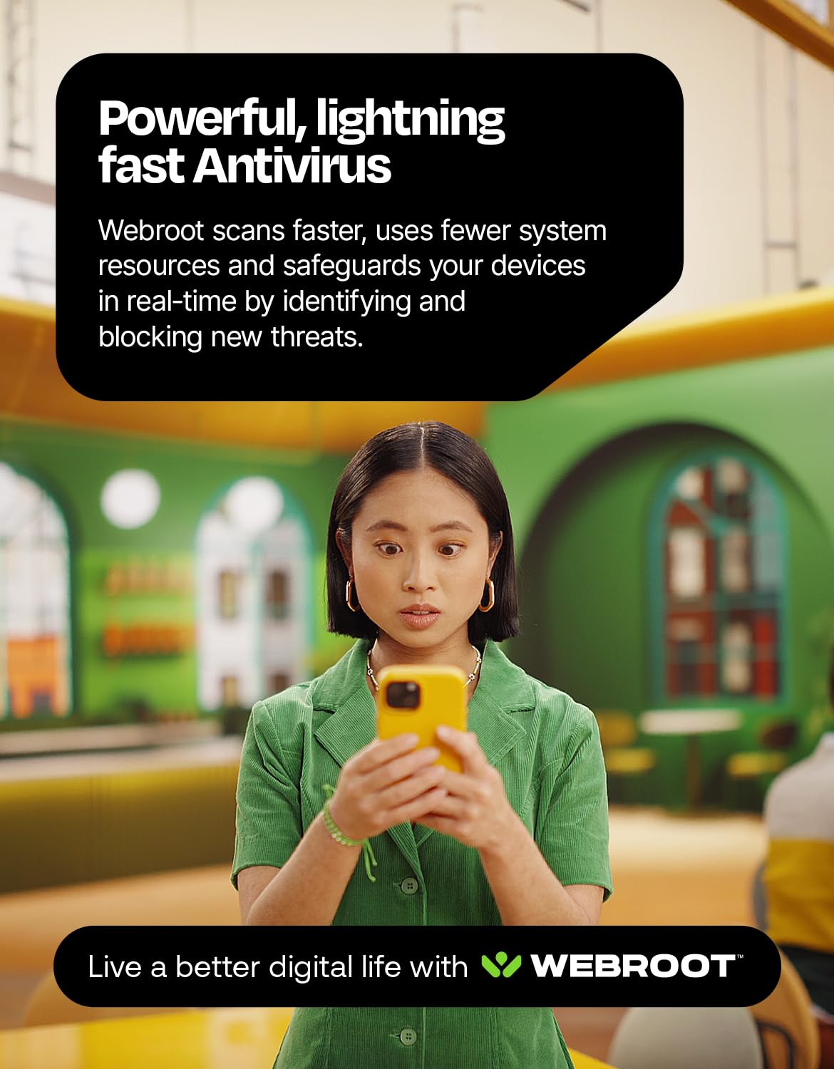 Webroot Internet Security Complete | Antivirus Software 2025 | 5 Device | 2 Year Download for PC/Mac/Chromebook/Android/IOS + Password Manager, Performance Optimizer