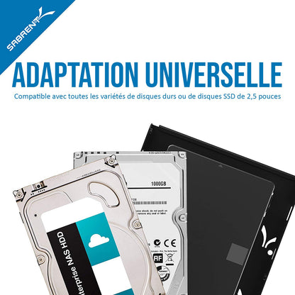 SABRENT 3.5 Inch to x2 SSD / 2.5 Inch Internal Hard Drive Mounting Kit [SATA and Power Cables Included] (BK-HDCC)