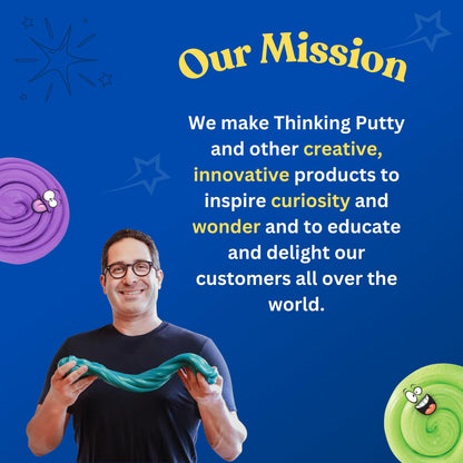 Crazy Aaron's Thinking Putty® - Cosmic Star Dust - Multi-Color Sensory Putty for Kids and Adults in a 4" Tin - Creative and Endless Fun, Stress Relief Therapy Toys, Never Dries Out - Made in USA
